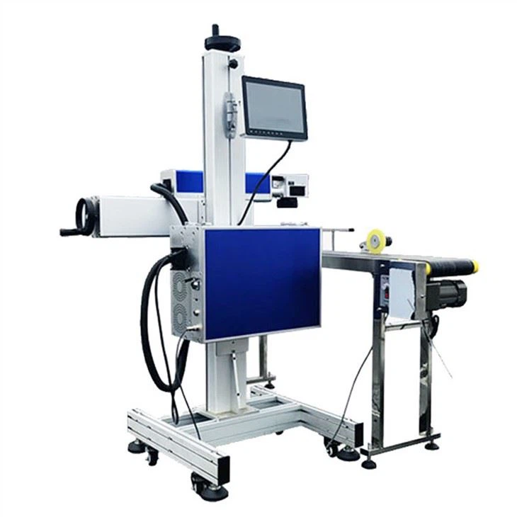 CO2 Fly Online LaserCoding Machine For Plastic Carton